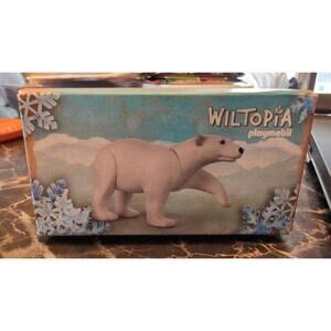 WILTOPIA Playmobil Polar Bear Figure in Original Box Mc Donald's Happy Meals toy